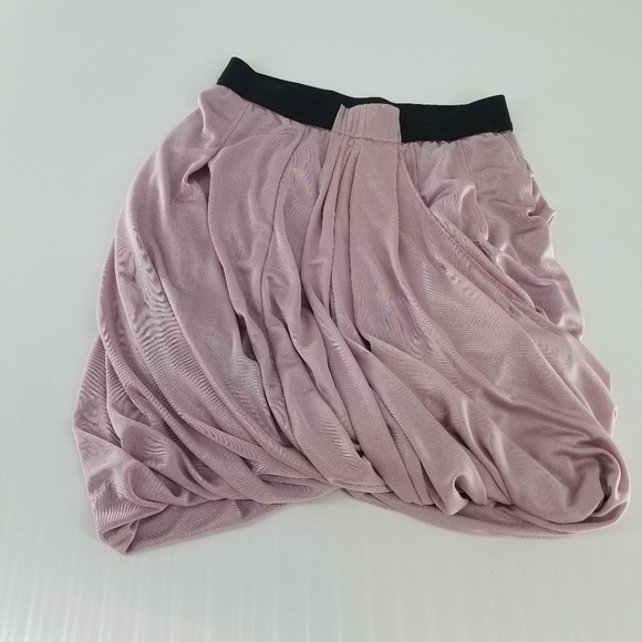 PH8 Draped Front High Waisted Rose Mini Skirt NWT - Picture 5 of 5